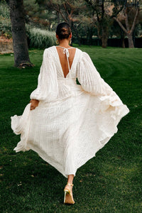 Allegory Elsa Creme Langes Kleid