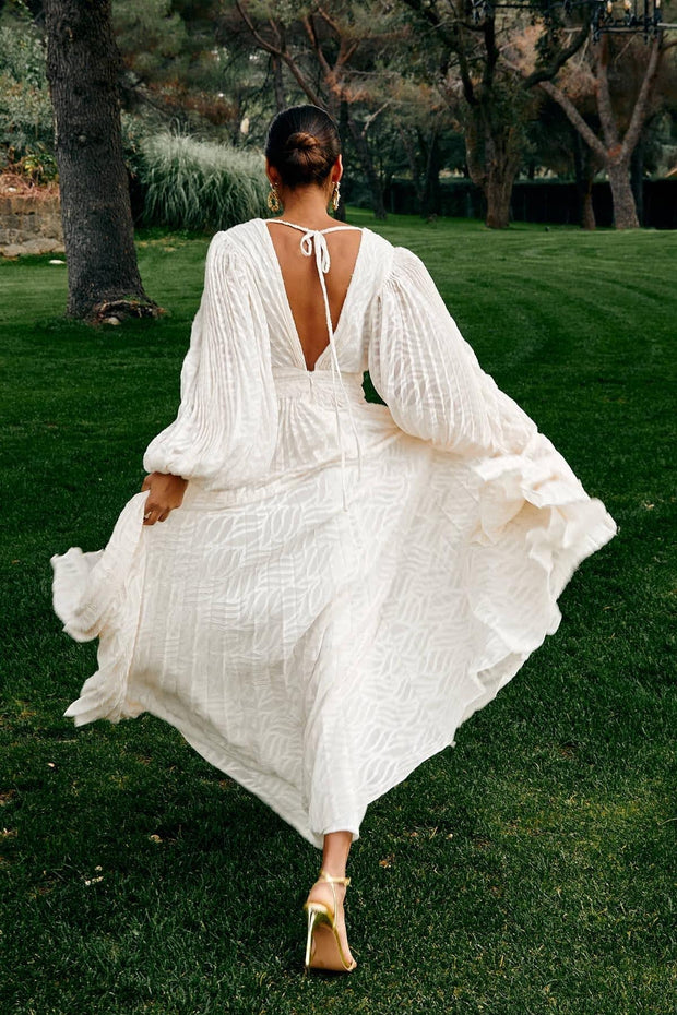 Allegory Elsa Creme Langes Kleid