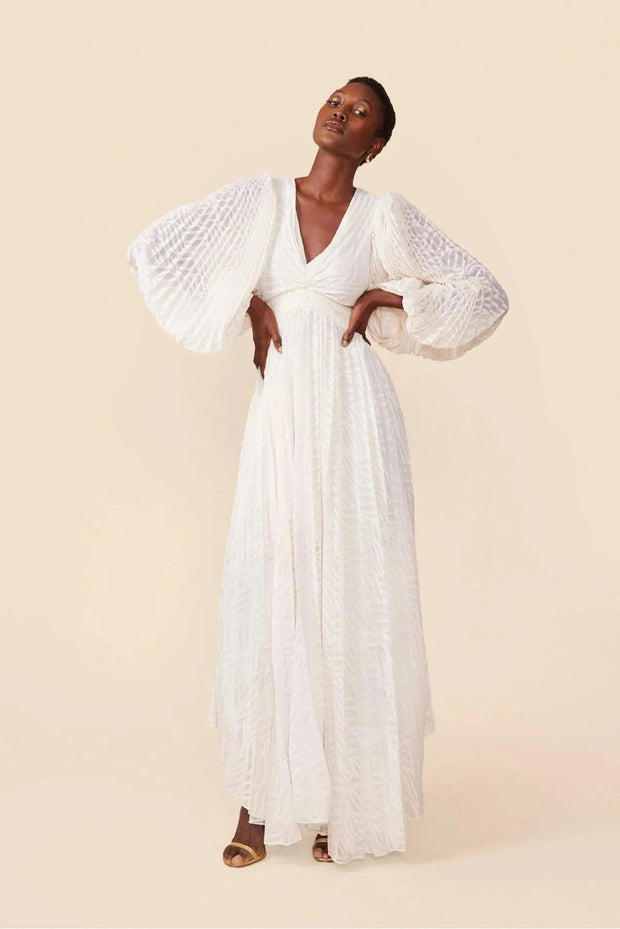 Allegory Elsa Creme Langes Kleid