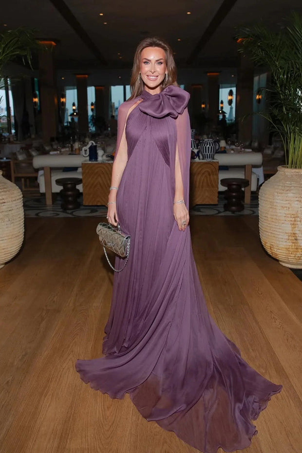 Mini-Kleid im Neckholder-Stil mit Kunstwildleder-Quasten
