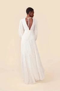 Allegory Elsa Creme Langes Kleid