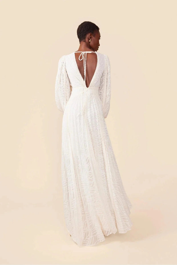 Allegory Elsa Creme Langes Kleid