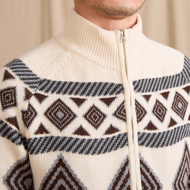 Pullover aus Wollmischung mit Fair-Isle-Muster