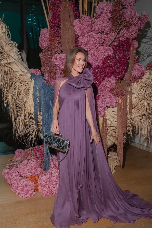 Mini-Kleid im Neckholder-Stil mit Kunstwildleder-Quasten
