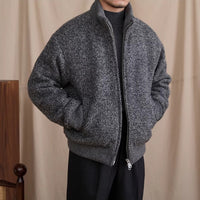 Jacke aus Wollmischung mit Wattierung