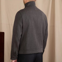 Jacke aus Wollmischung mit verkürztem Schnitt