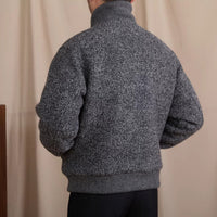 Jacke aus Wollmischung mit Wattierung