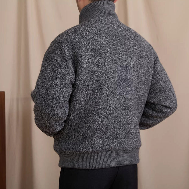Jacke aus Wollmischung mit Wattierung