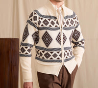 Pullover aus Wollmischung mit Fair-Isle-Muster
