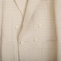 Jacke mit Prince-of-Wales-Muster und doppelreihigem Schnitt