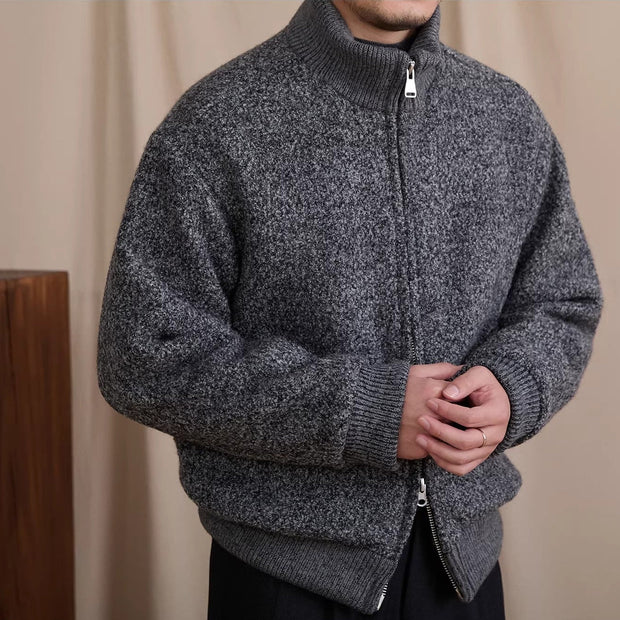 Jacke aus Wollmischung mit Wattierung