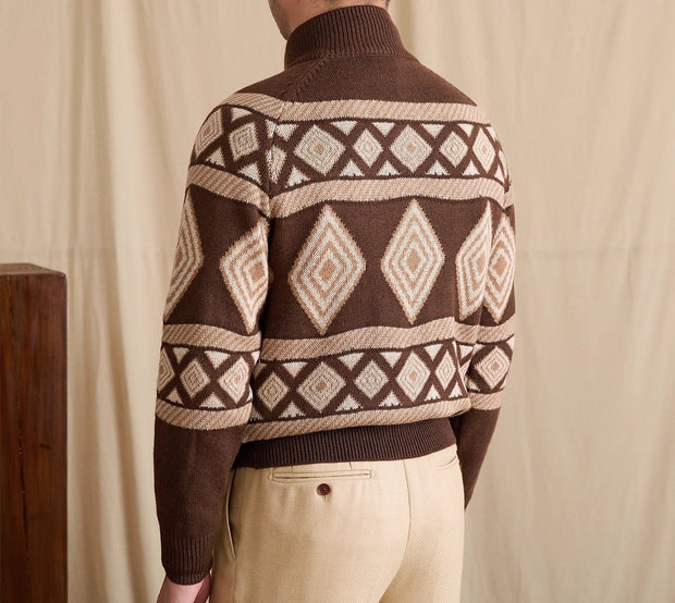 Pullover aus Wollmischung mit Fair-Isle-Muster