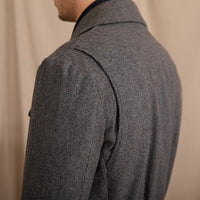 Jacke aus Wollmischung mit Reverskragen und Militärdetails