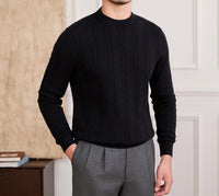 Pullover aus Baumwolle mit Zopfmuster