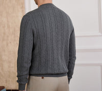 Pullover aus Baumwolle mit Zopfmuster