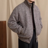 Jacke aus Wollmischung mit Wattierung