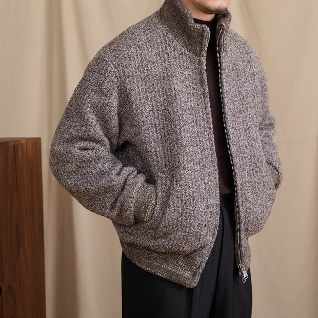 Jacke aus Wollmischung mit Wattierung