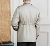 Jacke aus Baumwollmischung mit Reißverschluss