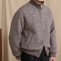 Jacke aus Wollmischung mit Wattierung