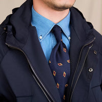 Jacke aus Baumwollmischung mit Kapuze