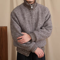 Jacke aus Wollmischung mit Wattierung