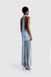Nova Kleid mit Rückenschnürung Maxi im modernen Stil
