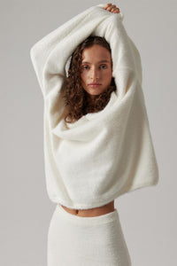 Barbara Strickset mit V-Neck und langen Ärmeln