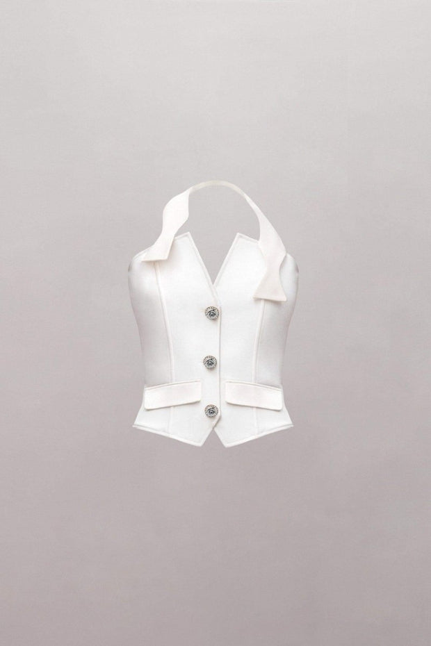 Louise Tuxedo Blumen-Hosen-Kombinationsset im modernen Stil