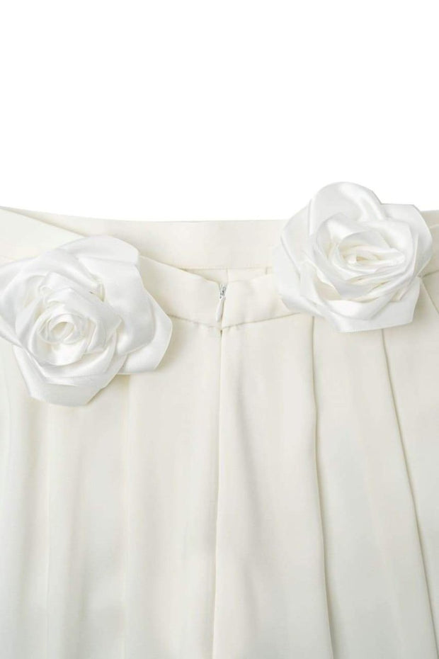Louise Tuxedo Blumen-Hosen-Kombinationsset im modernen Stil