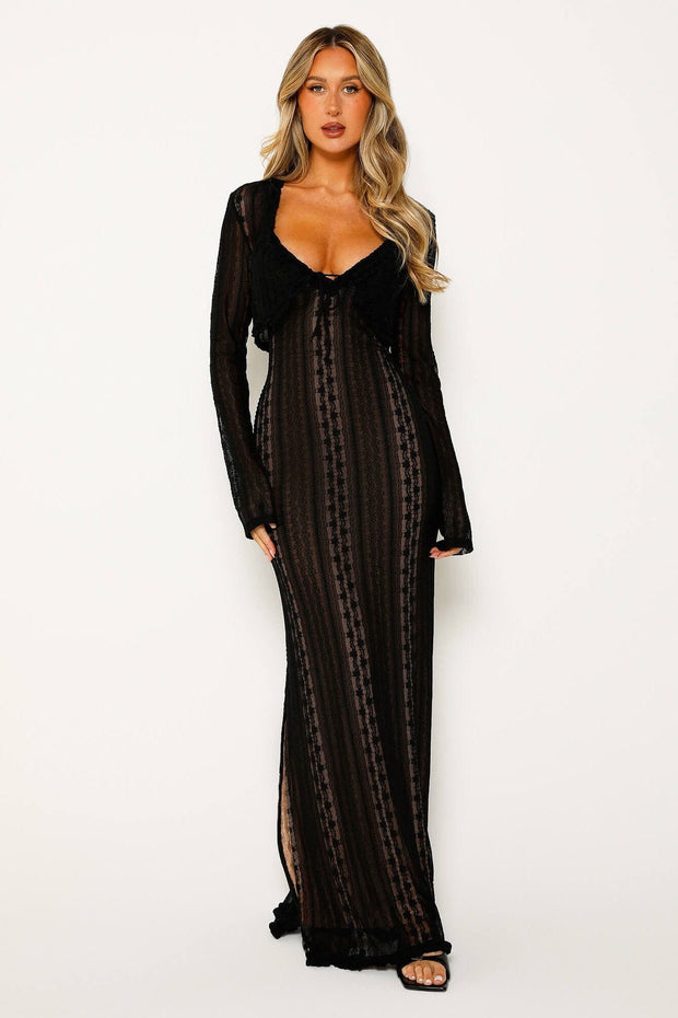 Melinda Spitzenset mit V-Neck