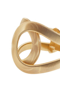 Armband mit geometrischem Muster und metallischer Struktur im modernen Stil
