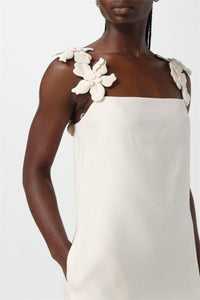 Kurzes Kleid „Roberta“ mit Blumenträgern