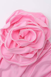 Tina Blumen Trägerloses Midikleid